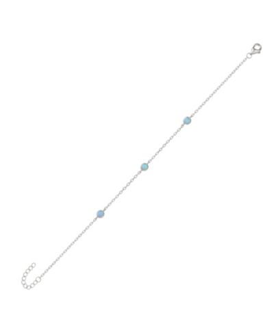 Spero London Opal Bracelet in Sterling