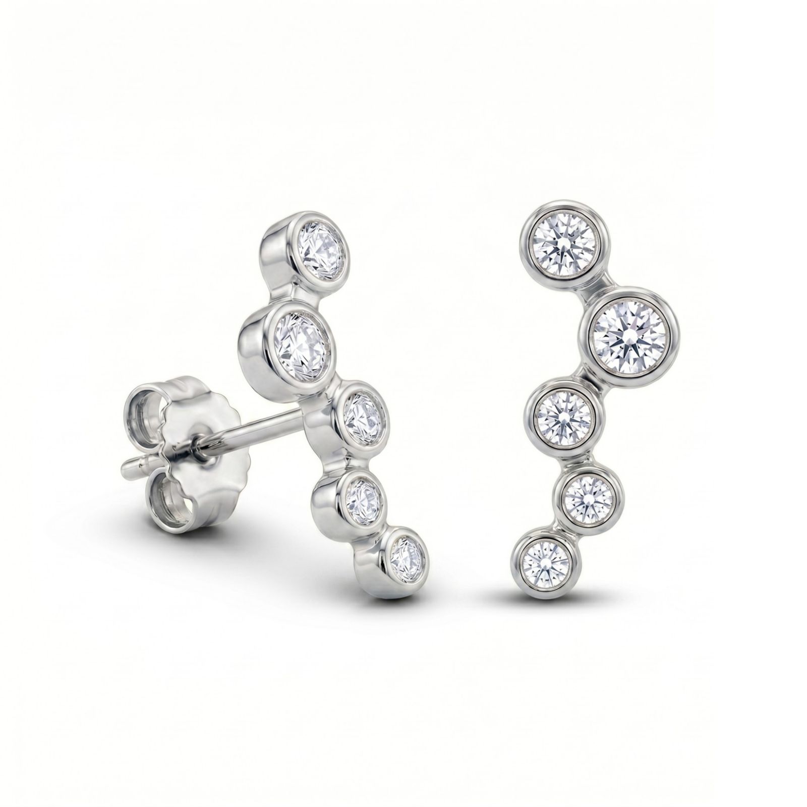 Серьги-гвоздики Spero London Star Cluster Sterling