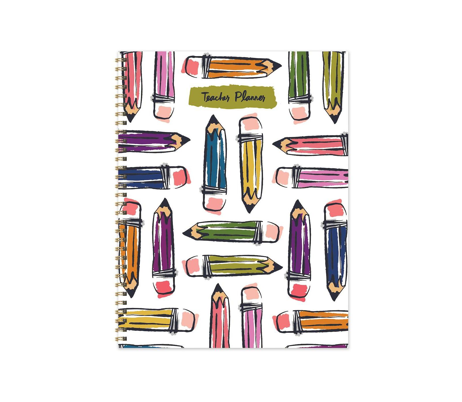 Large Undated Pencils Teacher & Homeschool Lesson Planner