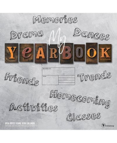 My Year Book Undated Memory 12"x12" Wall Calendar