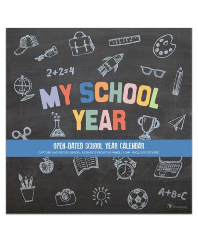 My School Year Open Dated 12"x12" Wall Calendar