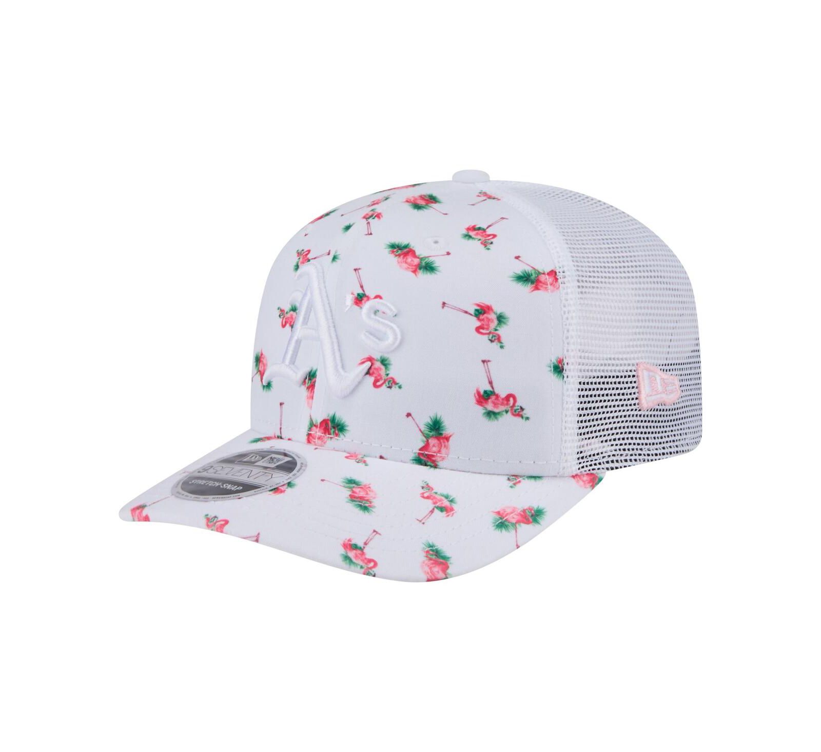 New Era Мужская кепка 9SEVENTY Stretch-Snap, белый mesh-back