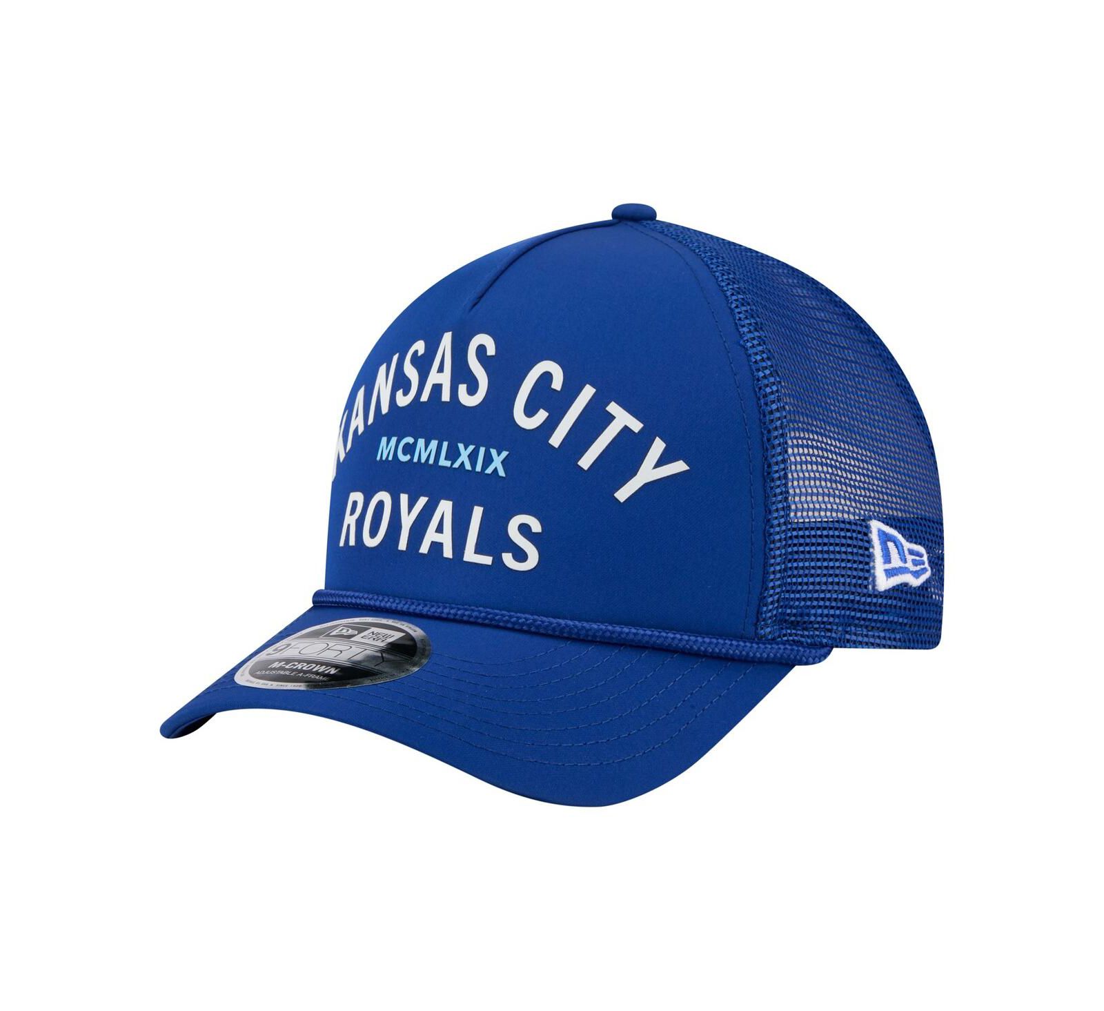 New Era Мужская кепка 9FORTY A-Frame Adjustable Minimalist Kansas City Royals Royal