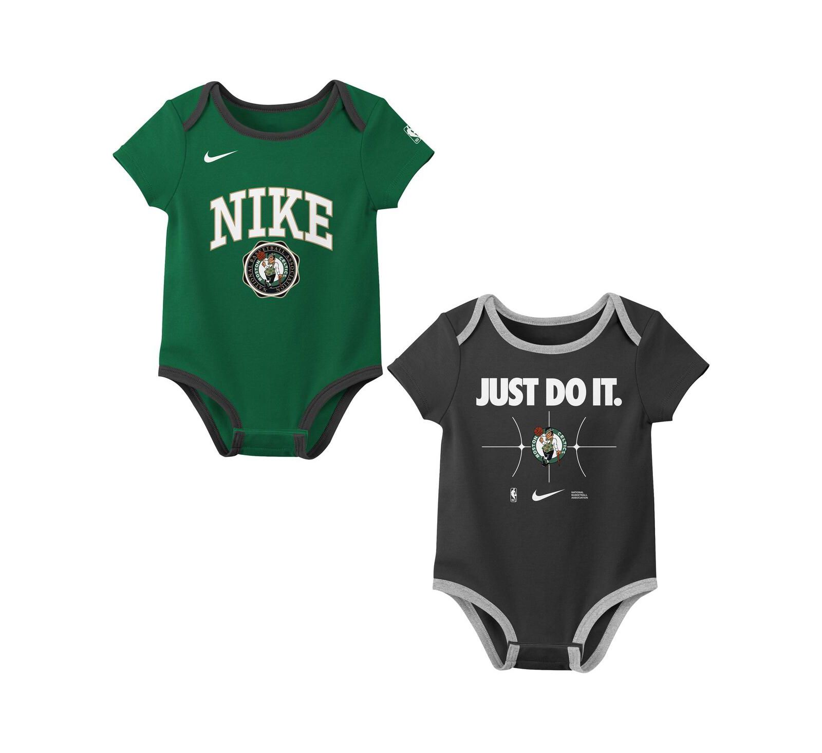 Набор боди Nike для малышей Boston Celtics Kelly Green/Black 2-Pack