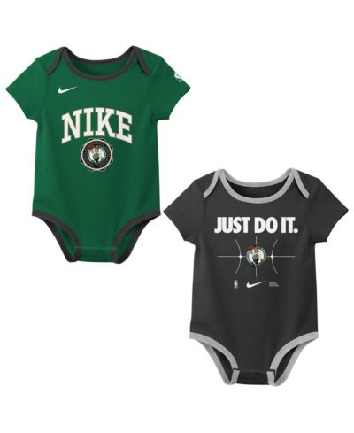 Набор боди Nike для малышей Boston Celtics Kelly Green/Black 2-Pack