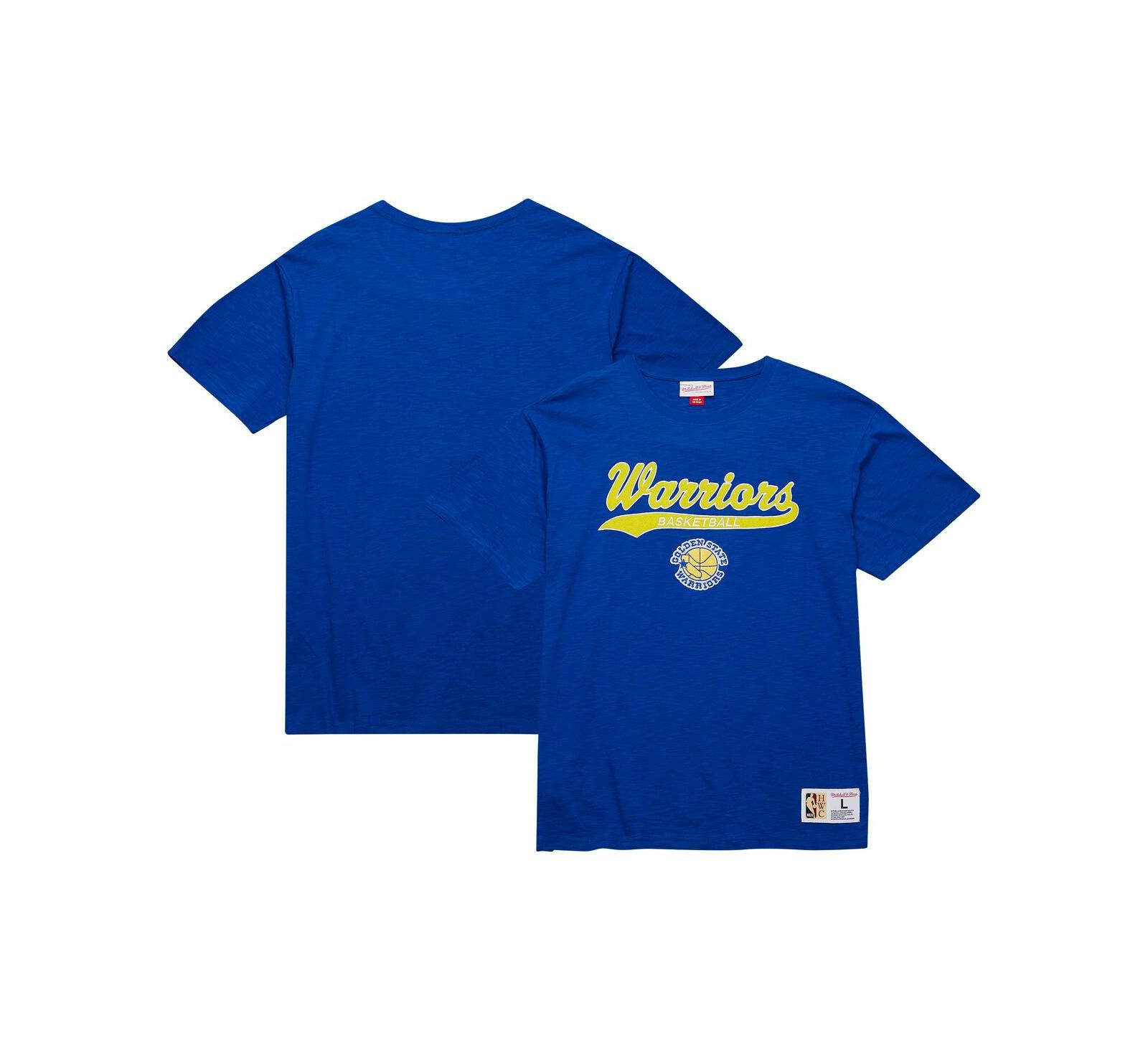 Mitchell & Ness Мужская футболка Golden State Warriors Royal