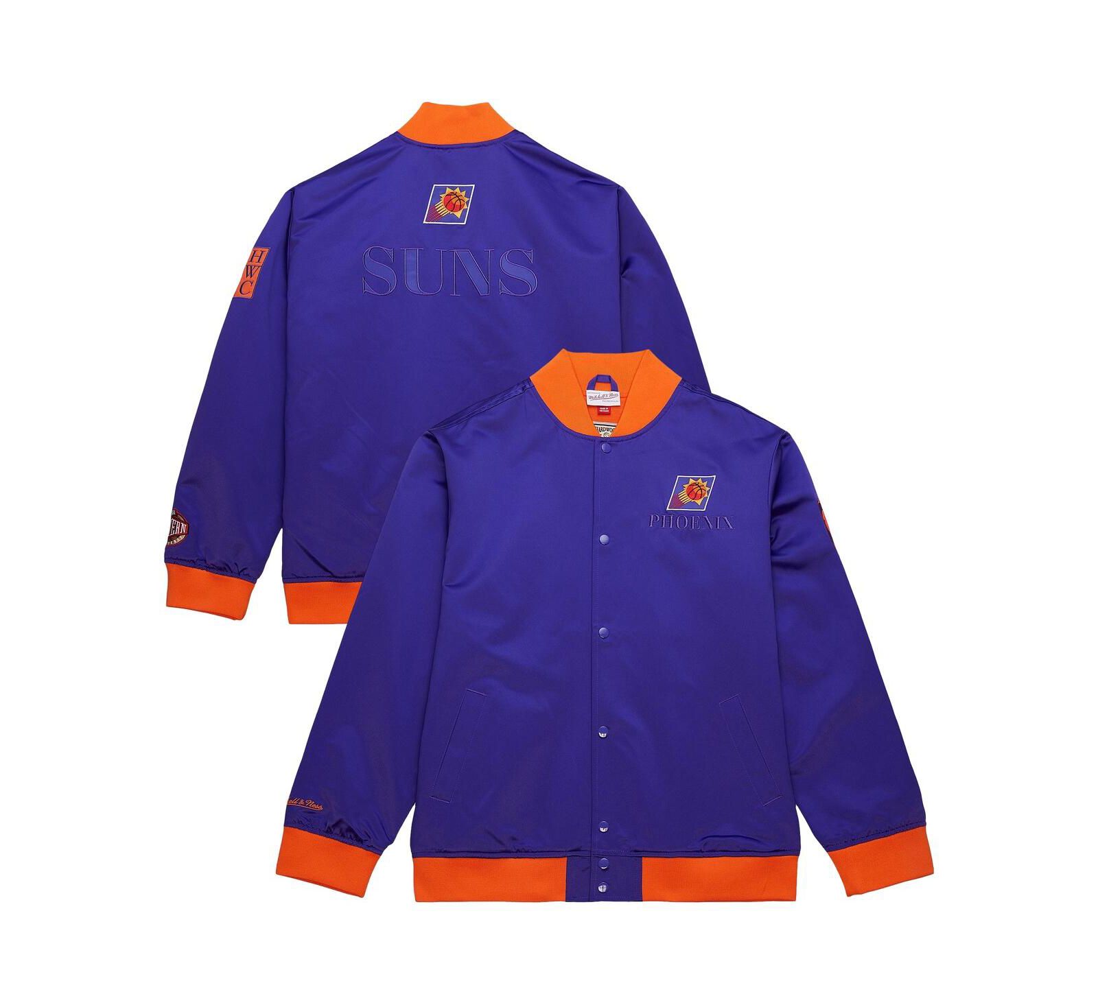 Mitchell & Ness куртка Mitchell & Ness Men's Purple Phoenix Suns Hardwood Classics