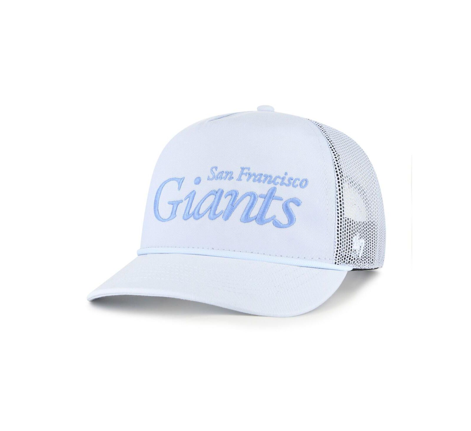 '47 Brand Women's Light Blue San Francisco Giants Foundation Script Hitch Adjustable Trucker Hat