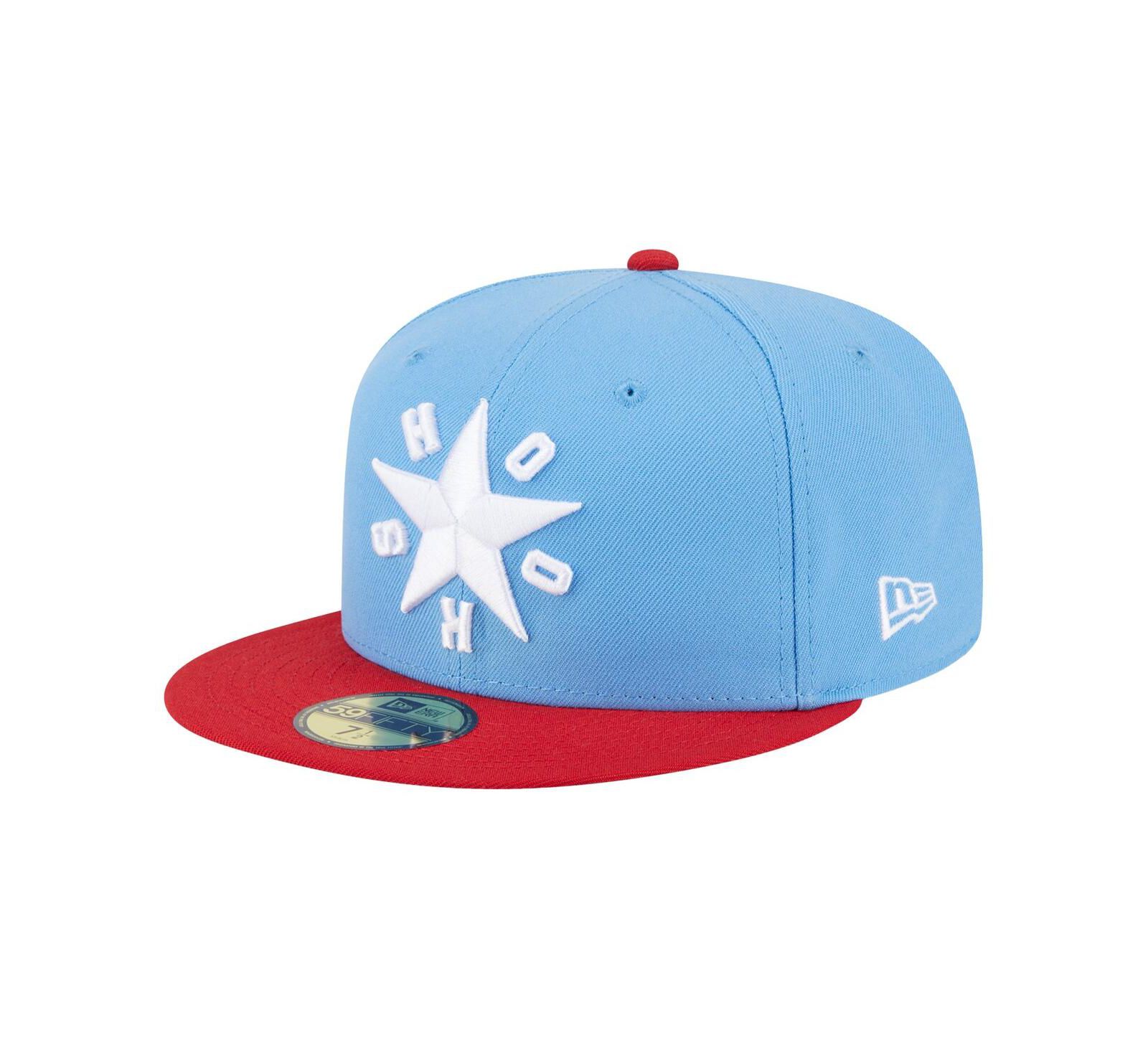 New Era Мужская Light Blue Corpus Christi Hooks Authentic Collection 59FIFTY Fitted Hat