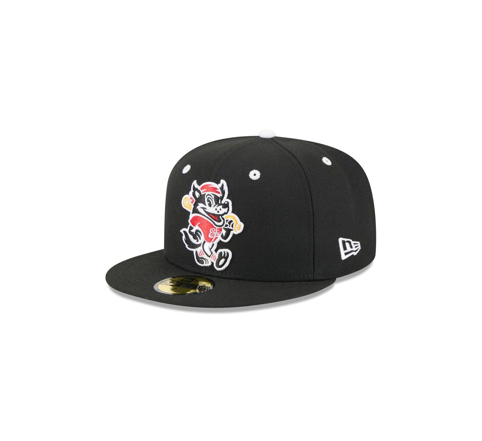 New Era Мужская черная кепка New Era 59FIFTY Fitted Erie SeaWolves Theme Nights