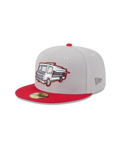 Мужская кепка New Era 59FIFTY Fresno Grizzlies Theme Nights, серая