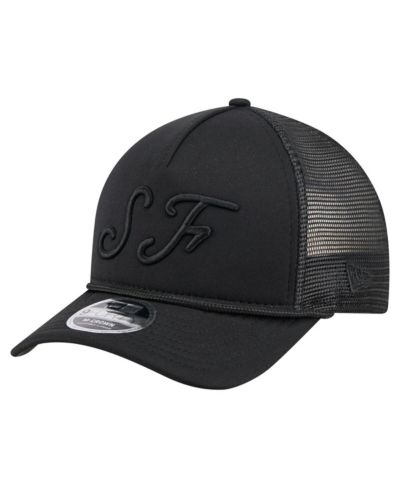 Мужская кепка New Era Black San Francisco Giants City Initial 9FORTY A-Frame M-Crown