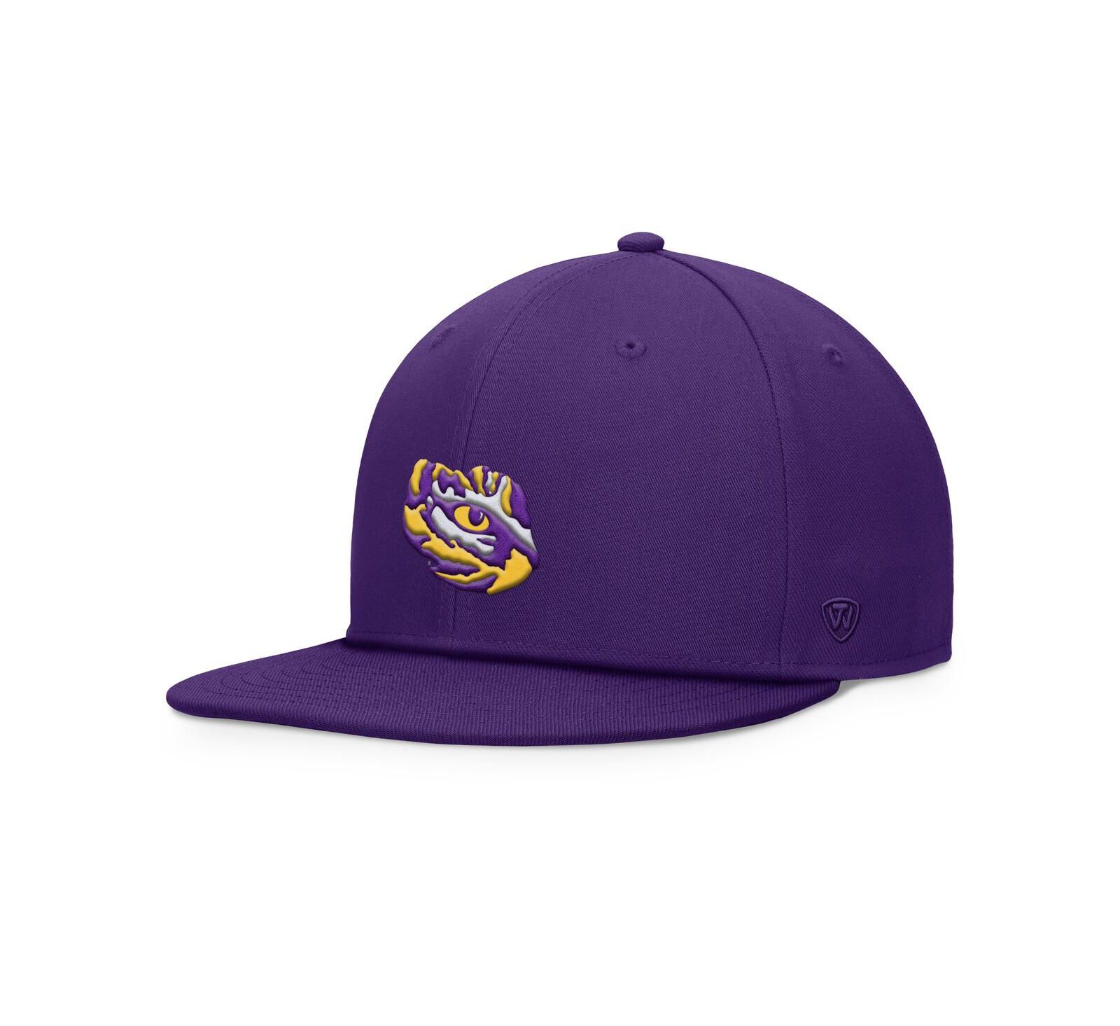 Мужская кепка Top of the World Purple LSU Tigers Fundamental Snapback