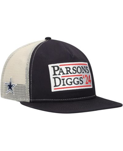 Мужская кепка New Era Dallas Cowboys Election Trucker Golfer Snapback, темно-синяя/натуральная