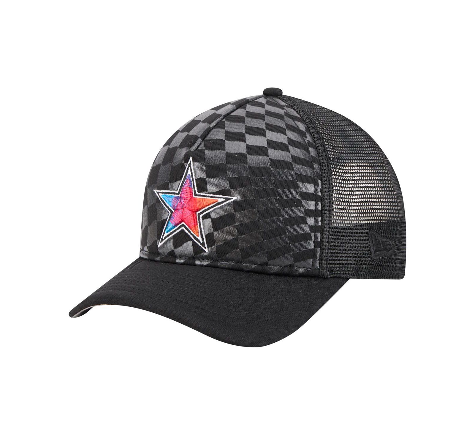 New Era Мужская кепка Dallas Cowboys Gradient 9FORTY регулируемая, черная