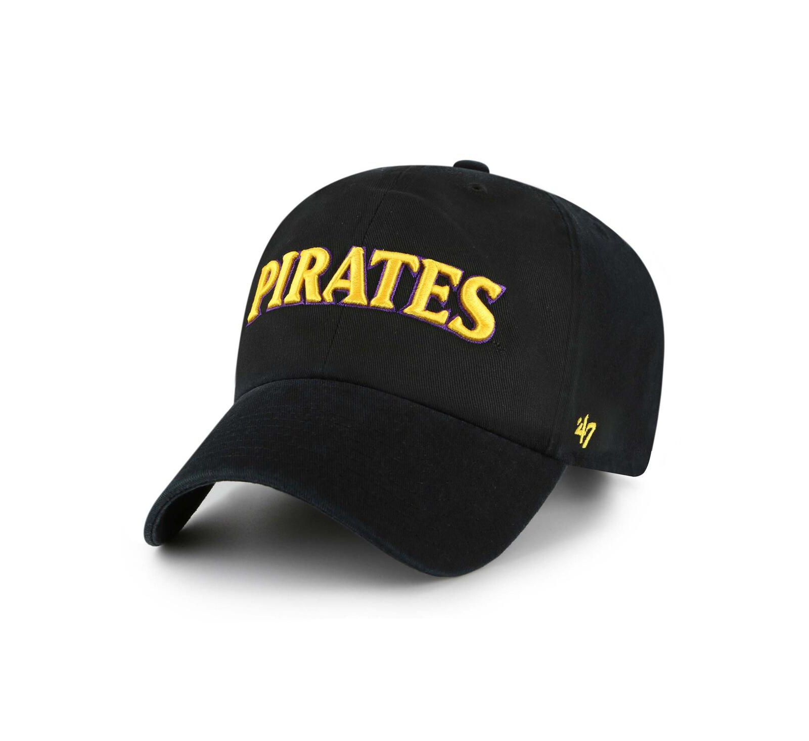 '47 Brand Men's Black ECU Pirates Clean Up Adjustable Hat