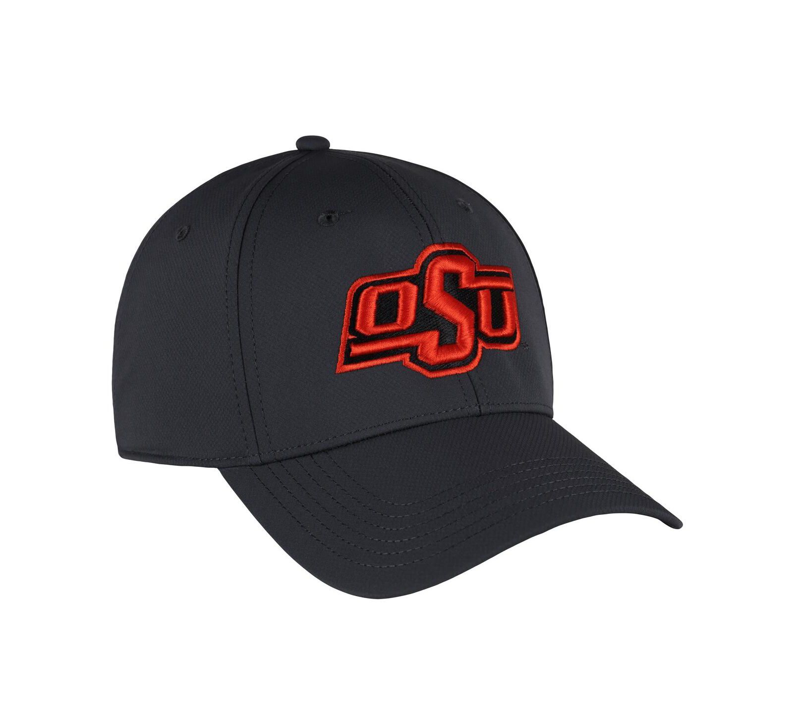Мужская регулируемая кепка Ahead Oklahoma State Cowboys Stratus AeroSphere, цвет Graphite