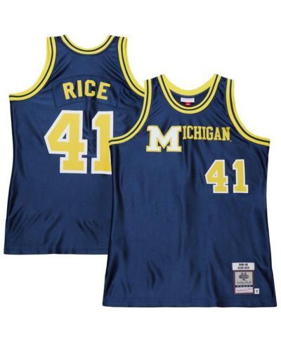 Mitchell & Ness Мужская игровая джерси Glen Rice Michigan Wolverines 1988/89 Authentic, цвета Navy