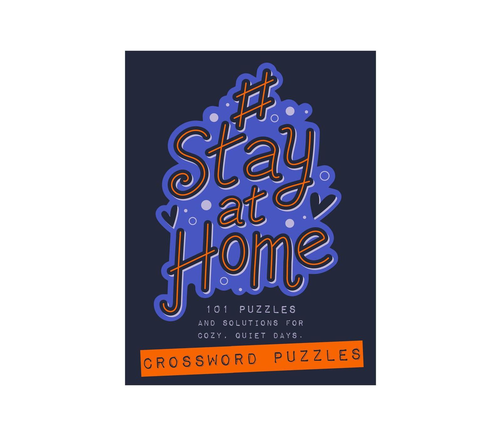 Книга головоломок #StayatHome Crossword Puzzle Spiral Pad