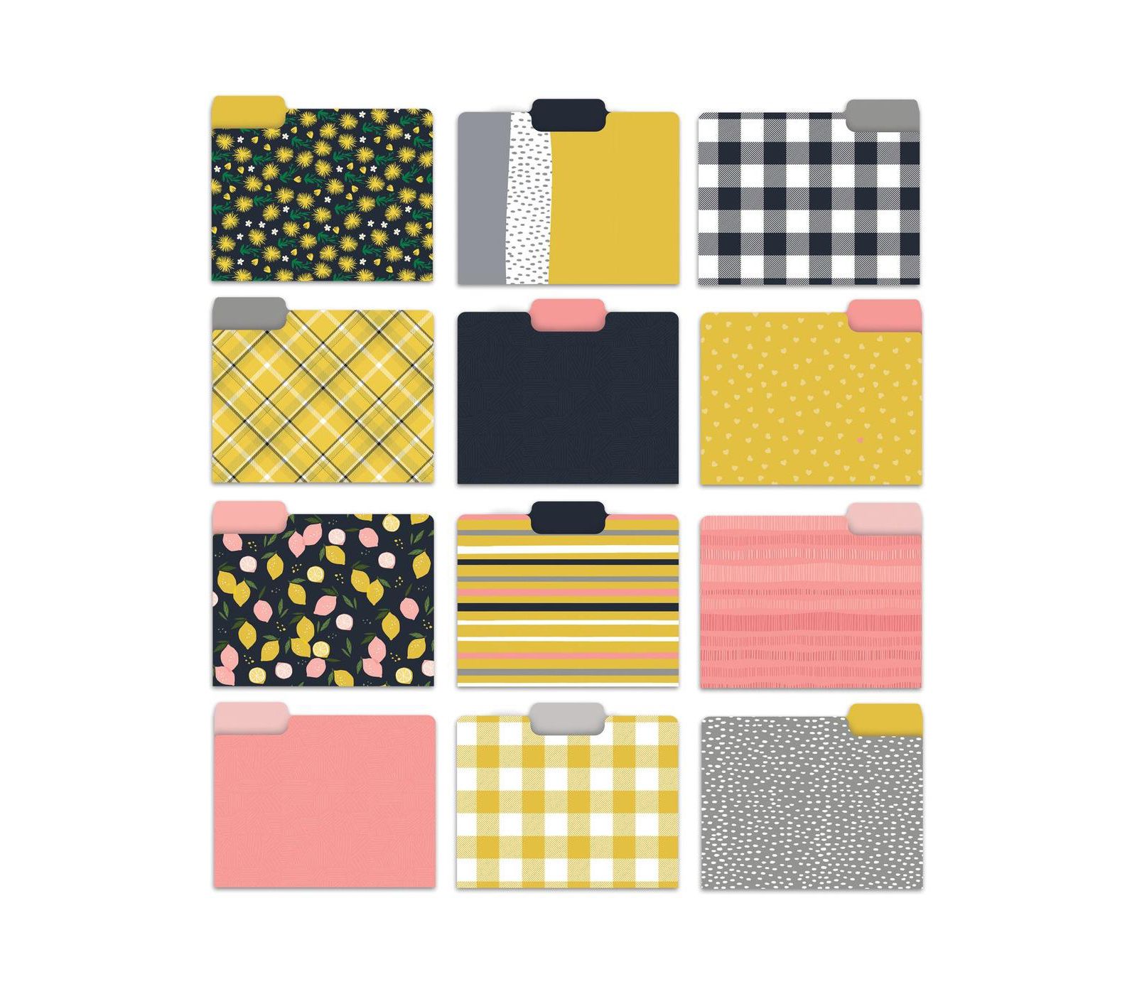 Joy Designer Set of 12 Decorative File Folders