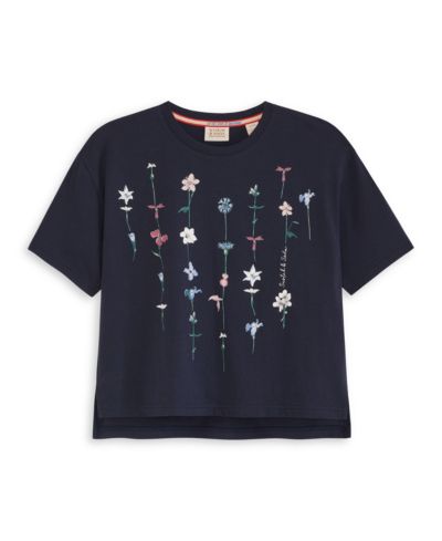 Футболка SCOTCH & SODA Big Girls Jersey Short Sleeve