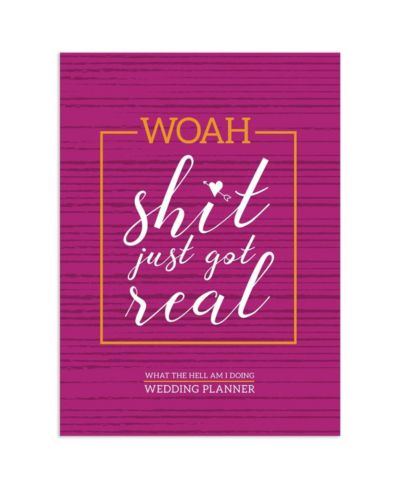 Woah! Undated 7.5"x10.25" Monthly Wedding Planner