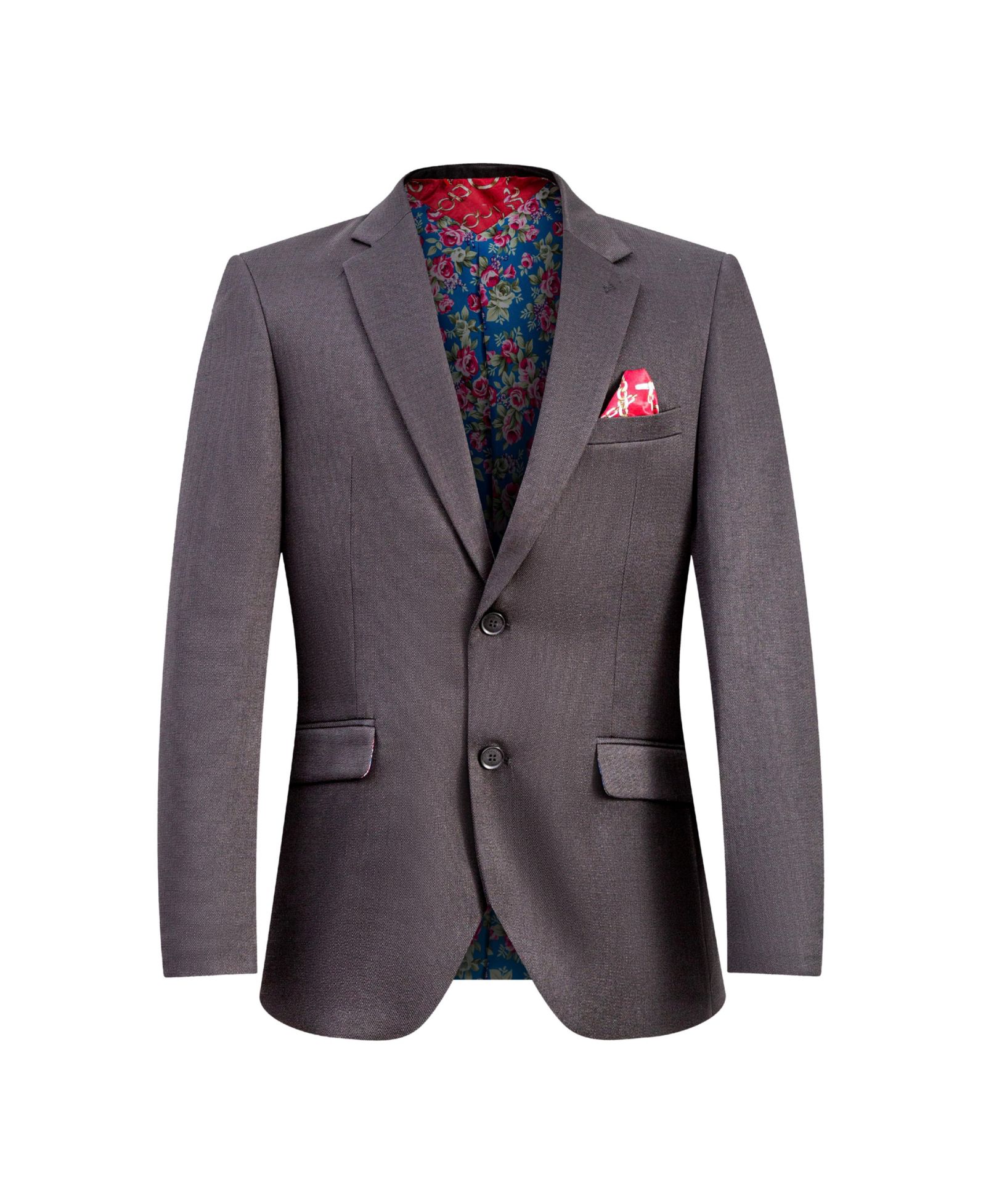Мужской классический блейзер Elie Balleh Black Slim Fit