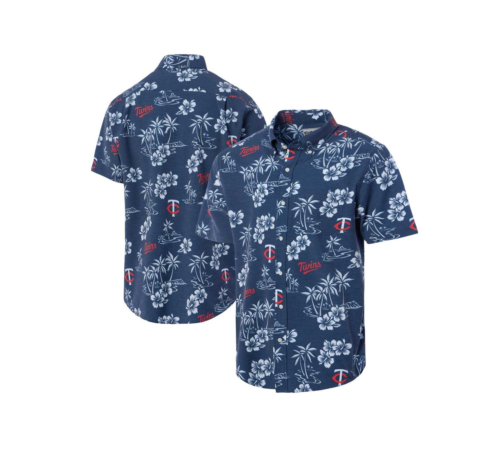 Мужская рубашка Reyn Spooner Navy Minnesota Twins Kekai Button-Down