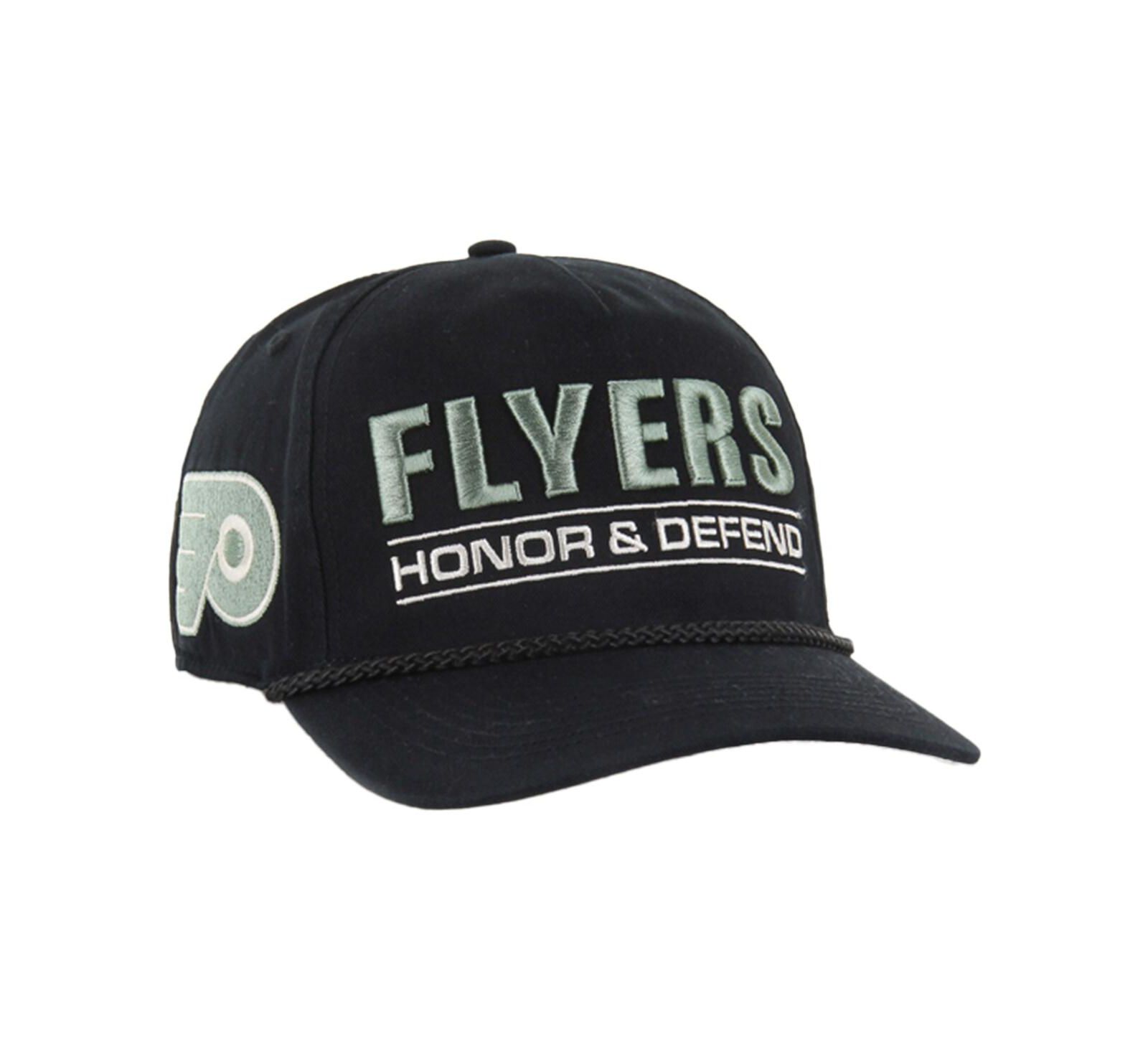 Мужская кепка '47 Brand Black Philadelphia Flyers OHT Military Appreciation Adjustable