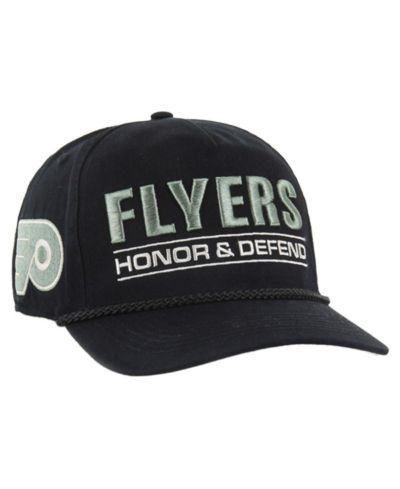 '47 Brand Men's Black Philadelphia Flyers OHT Military Appreciation Homeland Honor and Defend Hitch Adjustable Hat