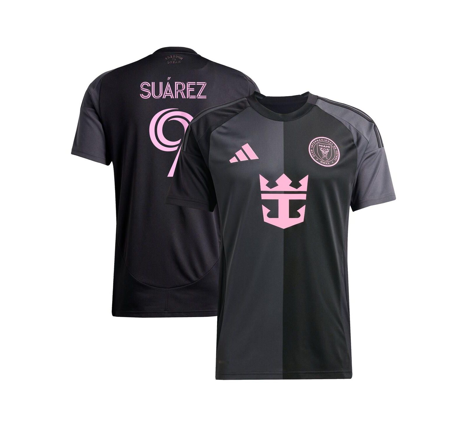 Adidas Men's Luis Suarez Black Inter Miami CF 2025 The Fortitude Kit Replica Player Jersey
