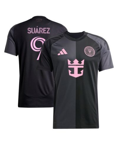 Adidas Мужская реплика игрового джерси Luis Suarez Black Inter Miami CF 2025 The Fortitude Kit