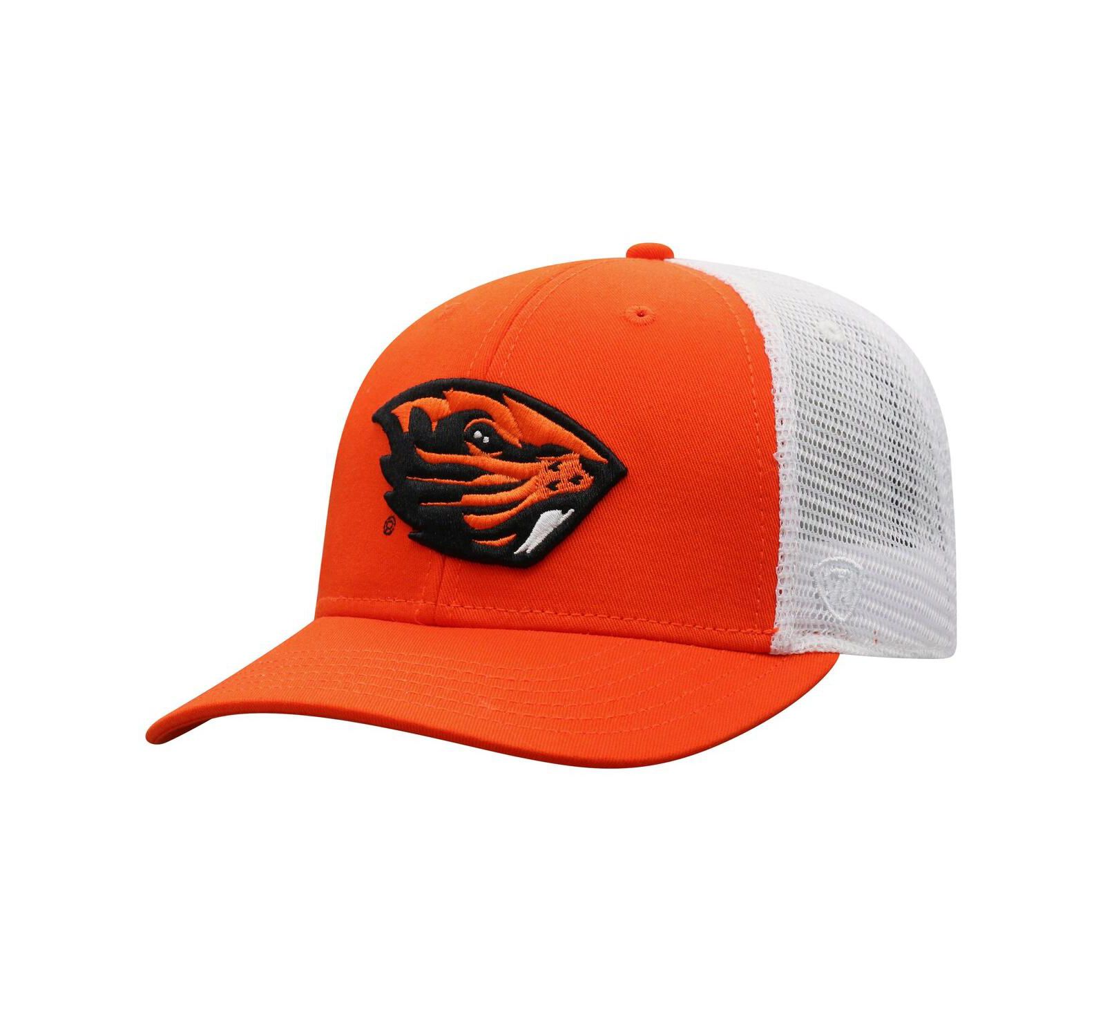 Top of the World Мужская кепка trucker Oregon State Beavers, оранжево-белая
