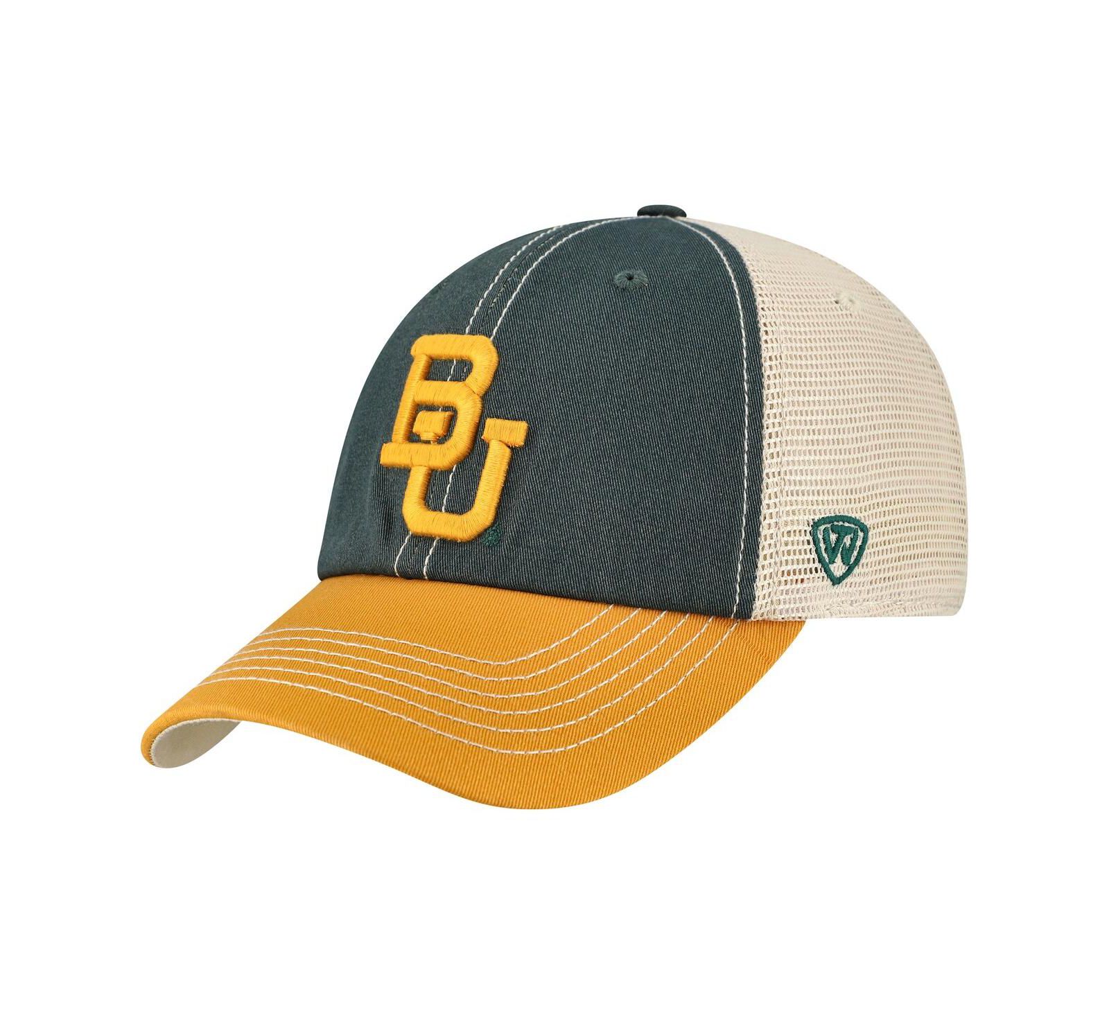 Top of the World Men's Green/Gold Baylor Bears Off Road Adjustable Trucker Hat