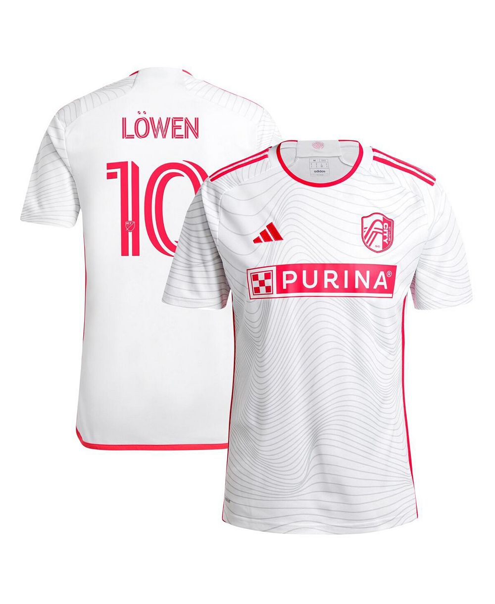 Мужская джерси Adidas White St. Louis City SC 2024 The Confluence Kit Replica Player