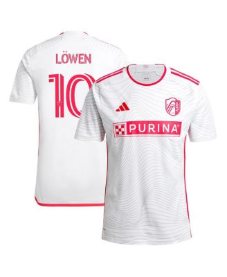 Мужская джерси Adidas White St. Louis City SC 2024 The Confluence Kit Replica Player