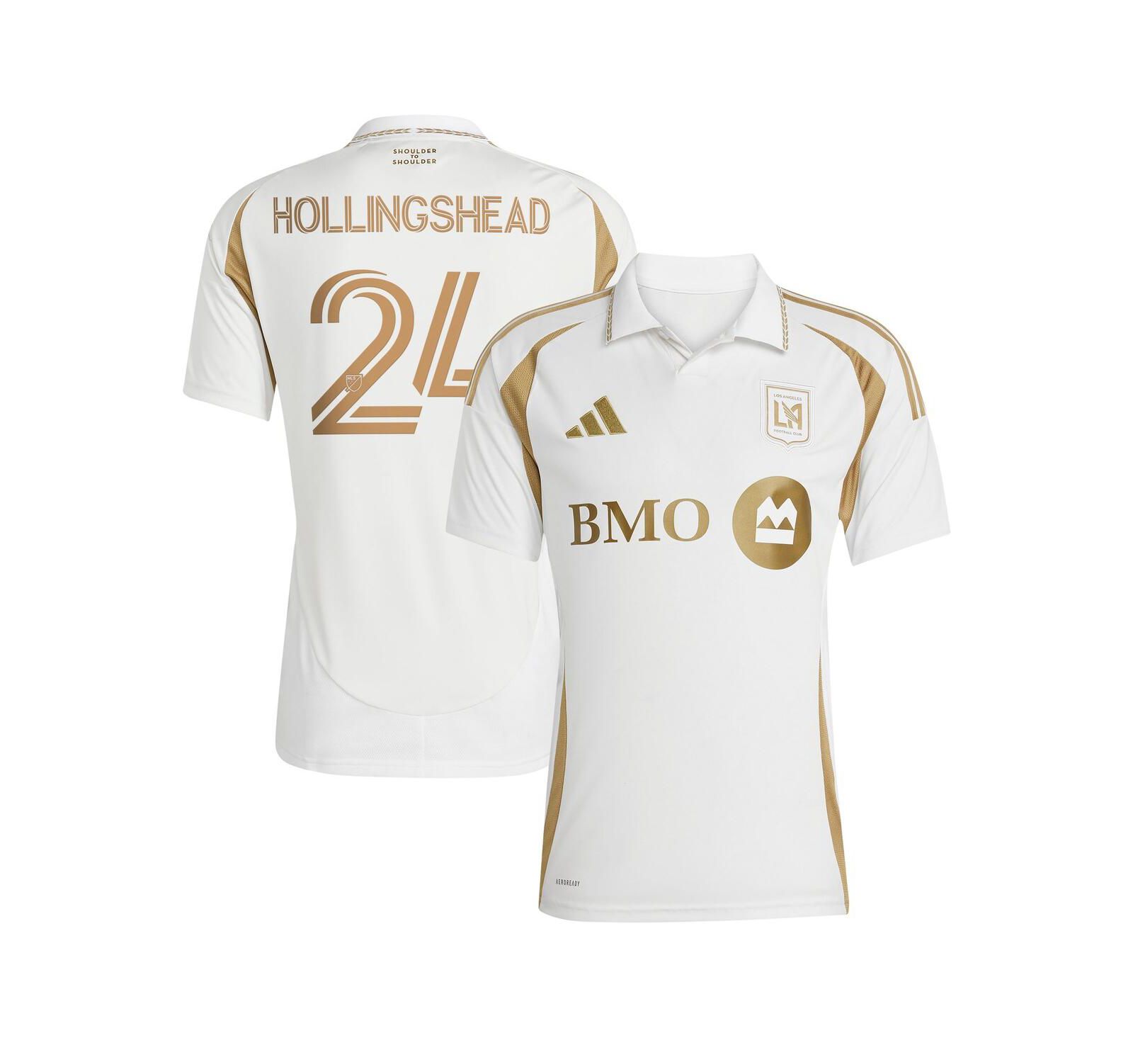 Мужская джерси Adidas Ryan Hollingshead White LAFC 2025 Secondary Replica Player