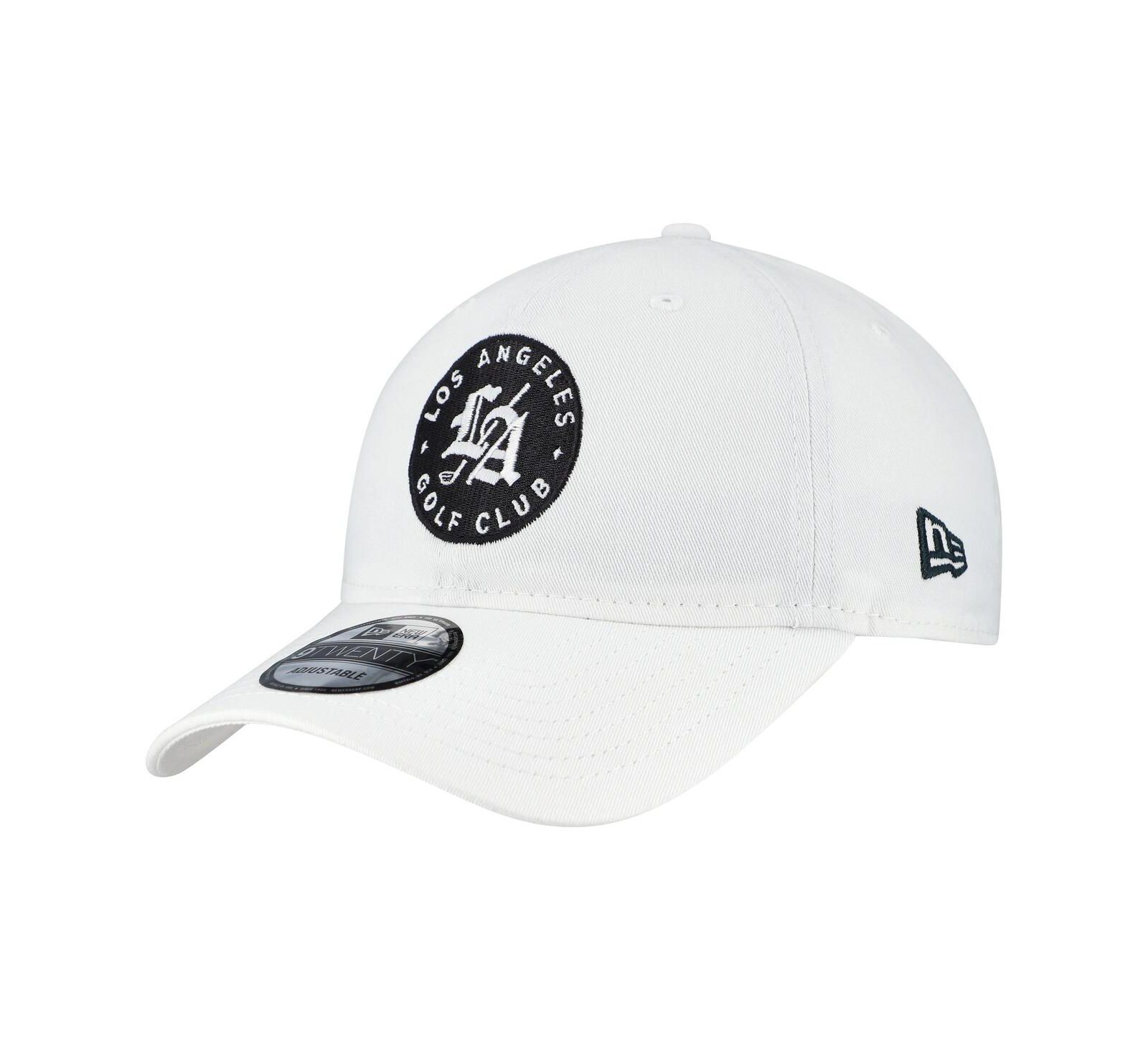 Мужская кепка New Era White Los Angeles Golf Club TGL Team 9TWENTY Adjustable
