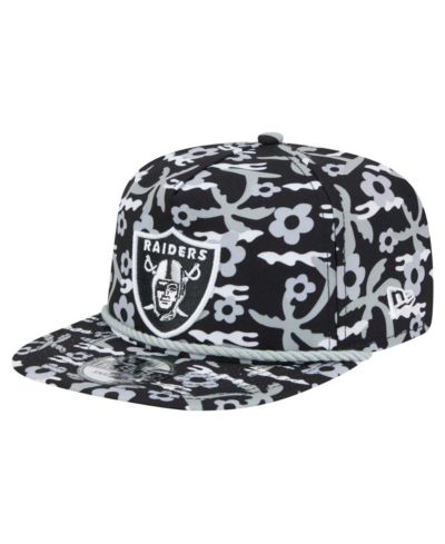 Кепка New Era Las Vegas Raiders Wakey Wakey Golfer Snapback, черная, Мужская