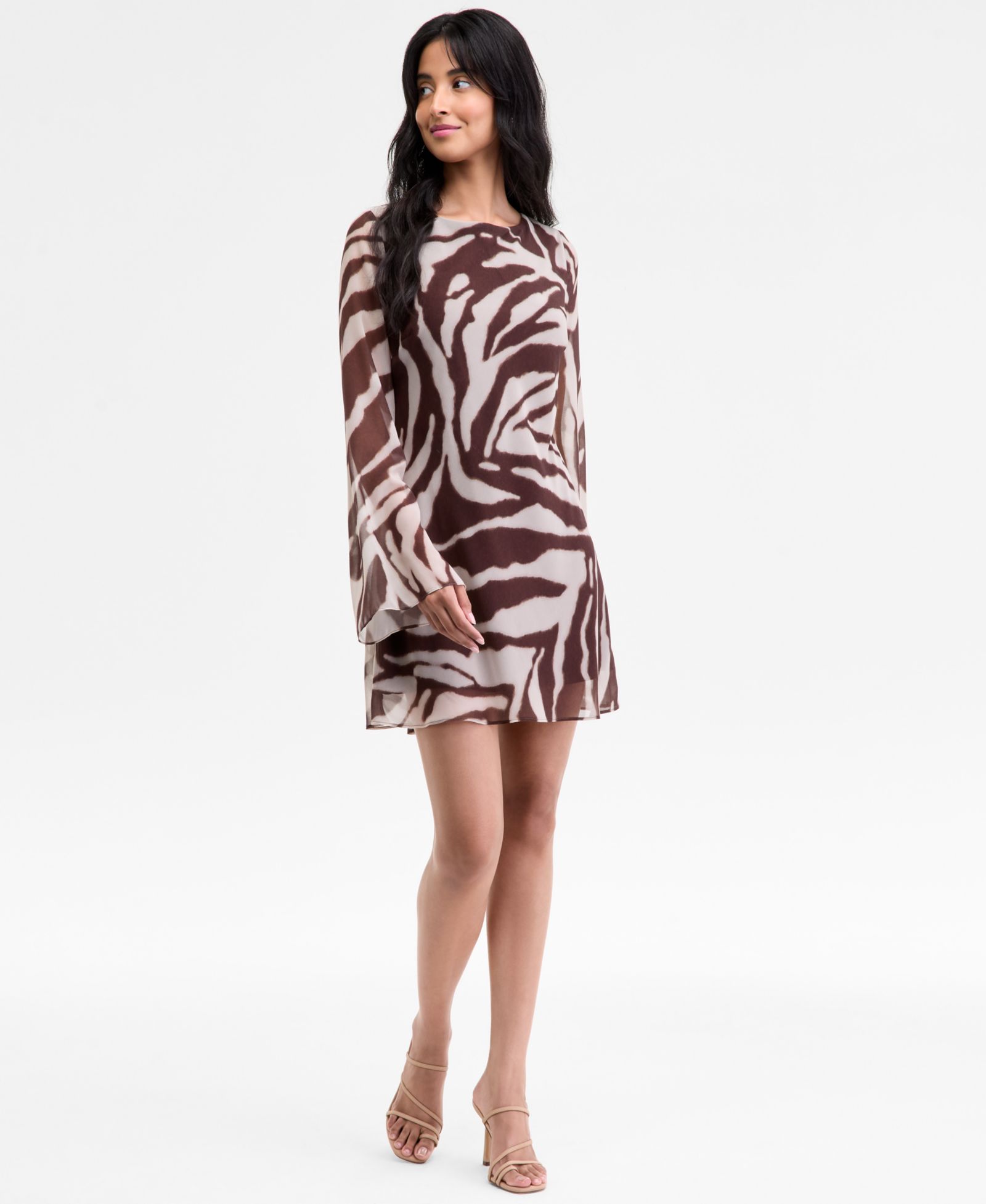 Мини-платье Alex & Sophia Juniors' Zebra-Print