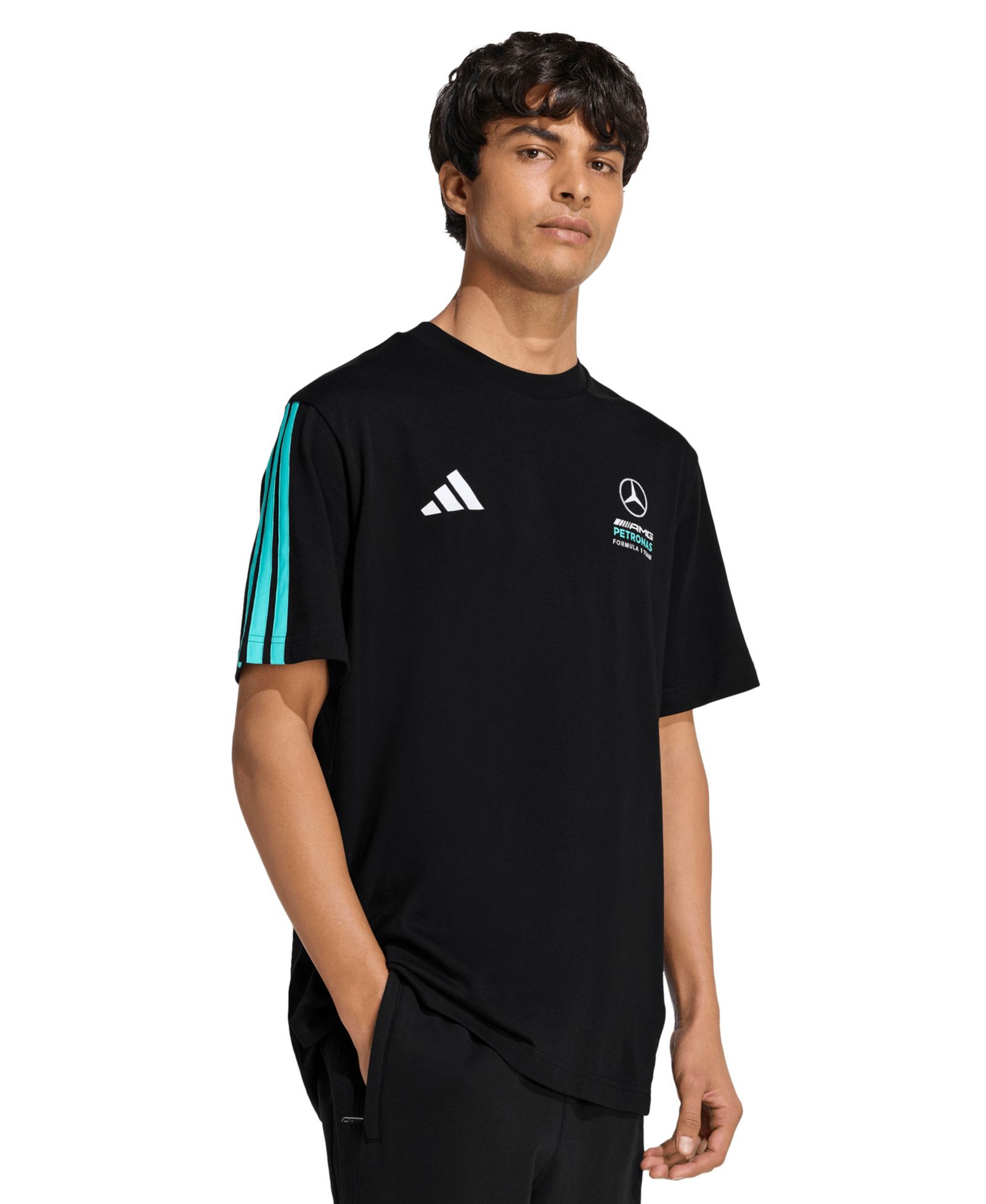 adidas Men's Mercedes Formula 1 Crewneck T-Shirt