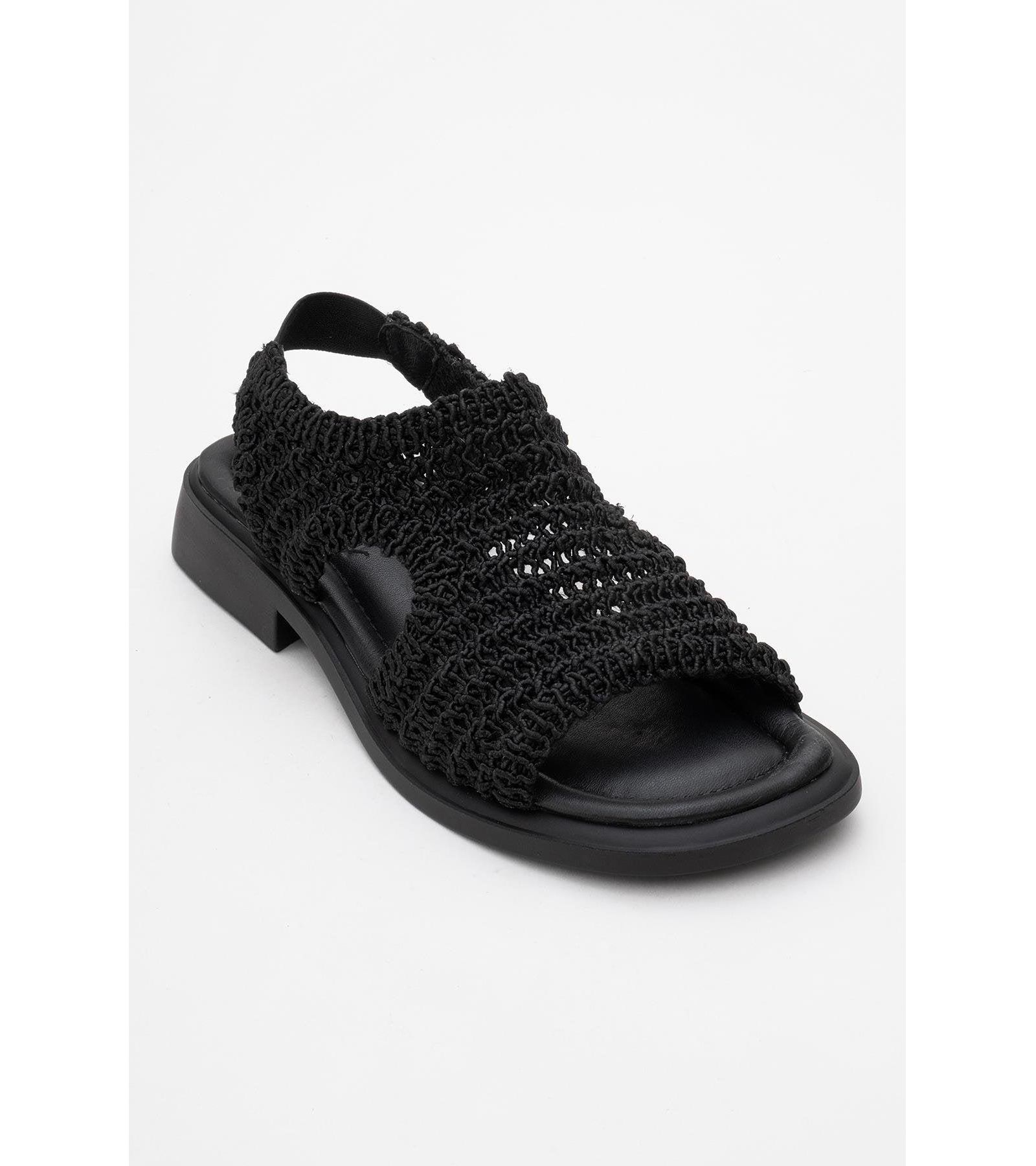 Weave Leather Woven Sandal (Women)