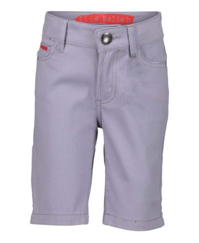 Elie Balleh Big Boys Grey Cotton Twill Short