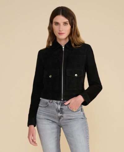 Furniq UK Women's Isabella Suede Jacket