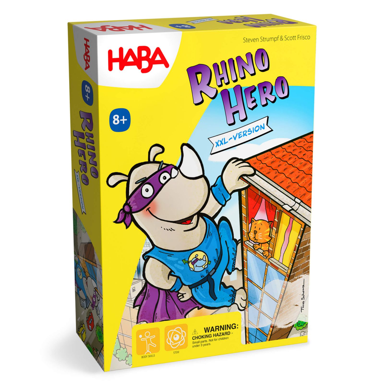 HABA настольная игра XXL Giant Rhino Hero Stacking Cards