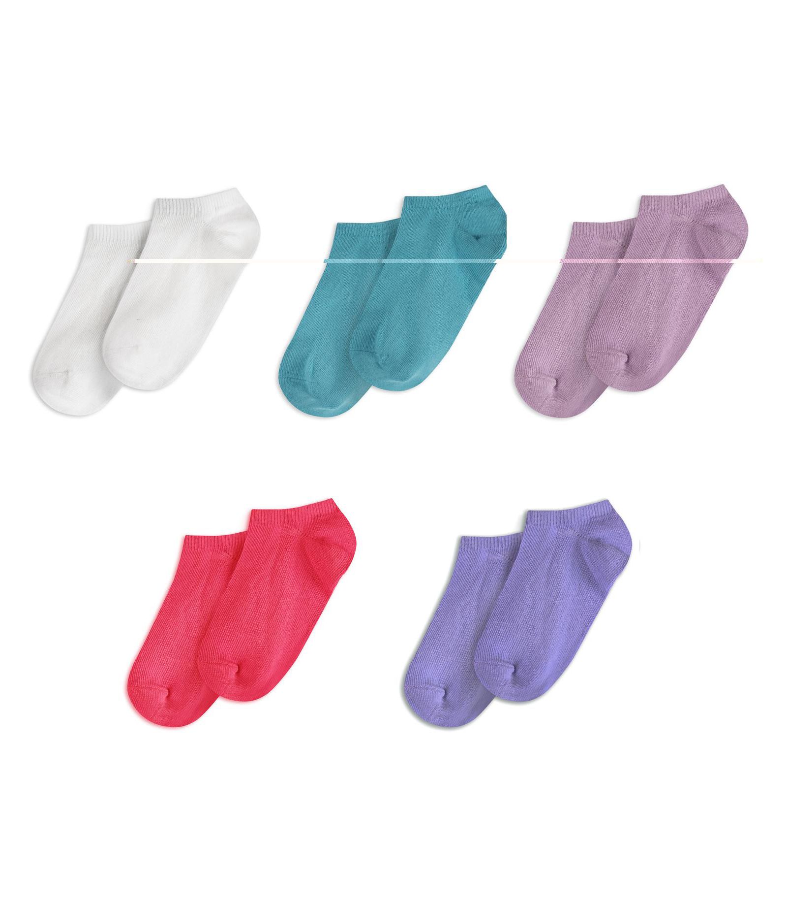 Mightly Kids Organic Cotton Crew Socks 5-pack