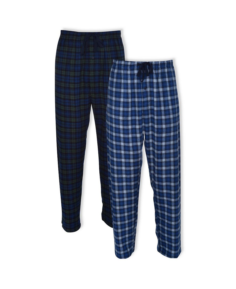 Hanes Мужские фланелевые брюки для сна 2 Pack