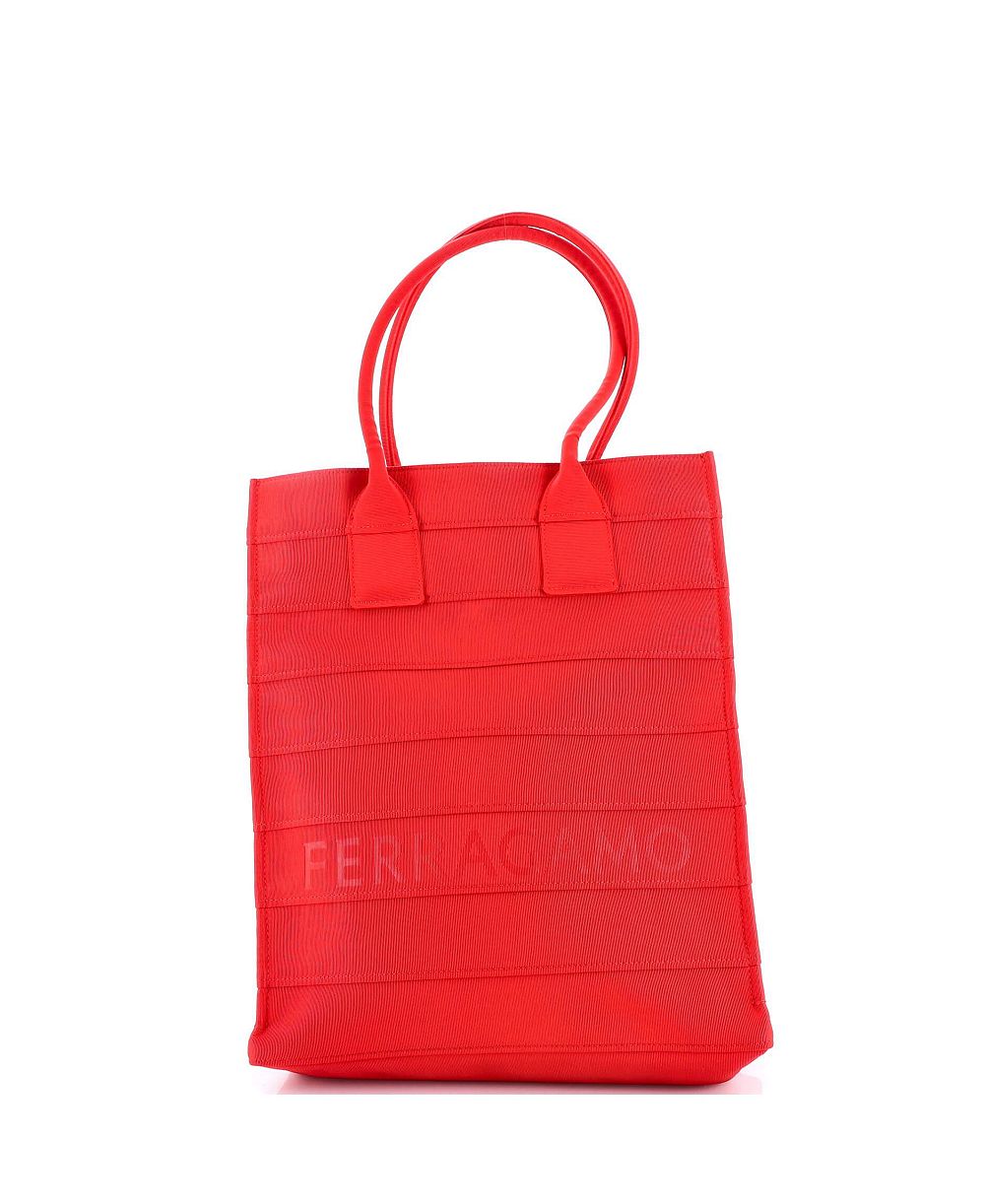 Pre-Owned Salvatore Ferragamo высокий нейлоновый шоппер с логотипом