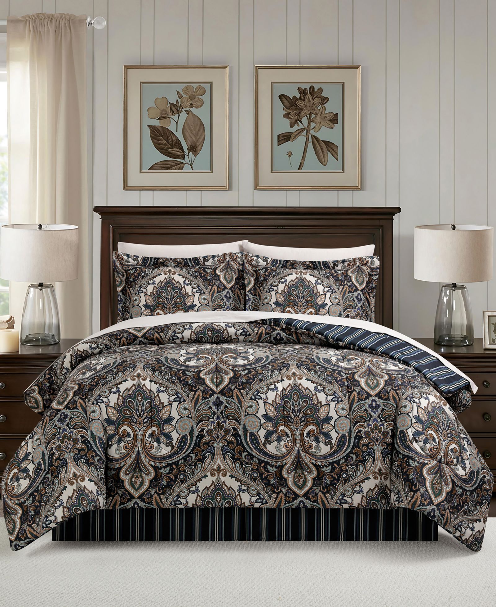 Комплект из 8 покрывал Macy's Isabella Reversible