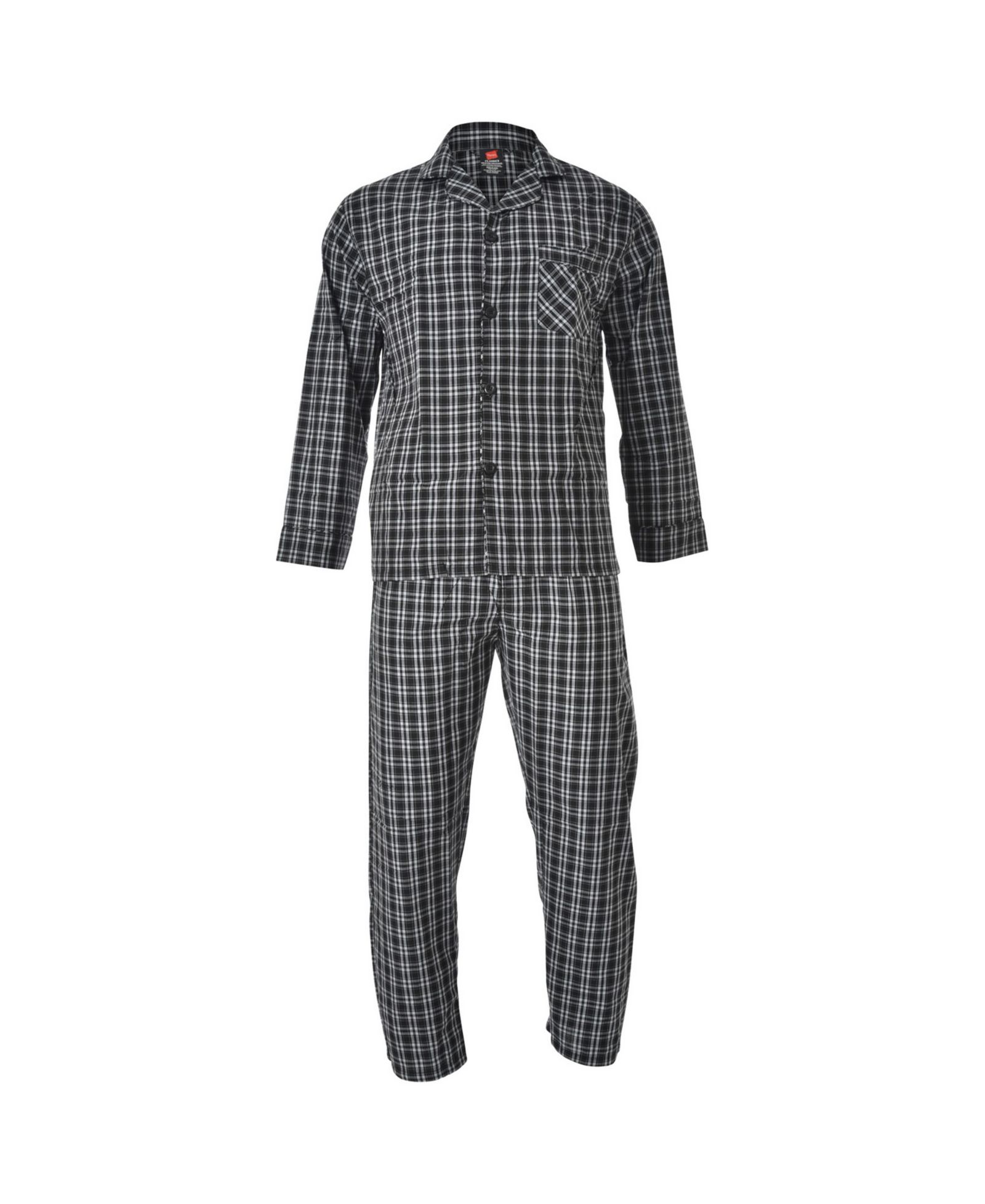 Мужской пижамный комплект Hanes Big and Tall Cvc Broadcloth